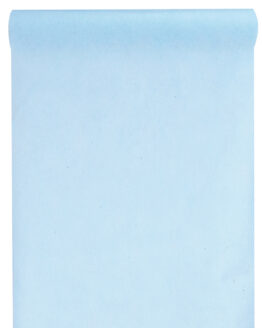 Vlies-Tischläufer BUDGET, hellblau, 60 cm breit, 10 m Rolle - tischlaeufer, budget, dekovlies