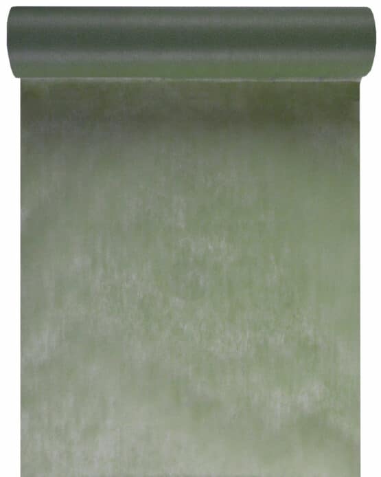 Vlies-Tischläufer BUDGET 30 cm breit, olive, 10 m Rolle - budget, dekovlies, tischlaeufer