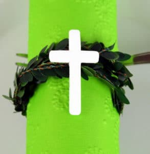 Kreuz Streudeko für Kommunion -