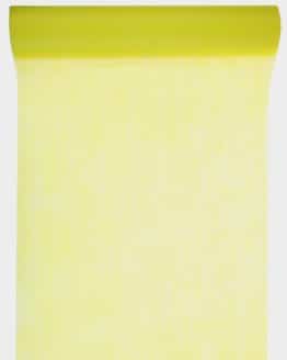 Vlies-Tischläufer BUDGET 30 cm breit, gelb, 10 m Rolle - tischlaeufer, budget, dekovlies