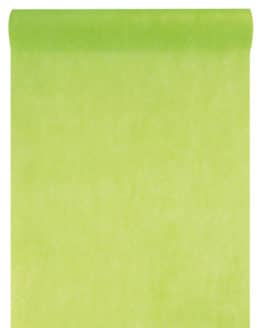 Vlies-Tischläufer BUDGET 30 cm breit, hellgrün, 10 m Rolle - tischlaeufer, budget, dekovlies