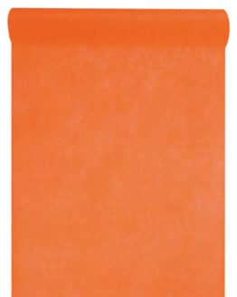 Vlies-Tischläufer BUDGET 30 cm breit, orange, 10 m Rolle - dekovlies, tischlaeufer, budget