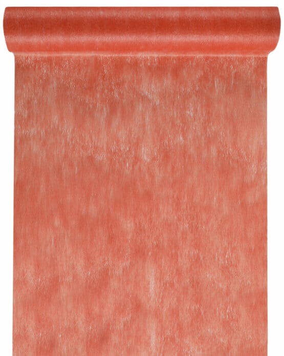 Vlies-Tischläufer BUDGET 30 cm breit, terracotta, 10 m Rolle - dekovlies, tischlaeufer, budget